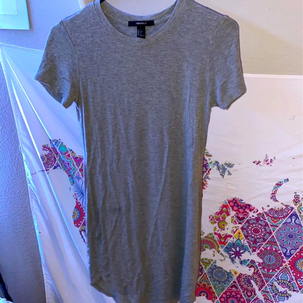 gray dress